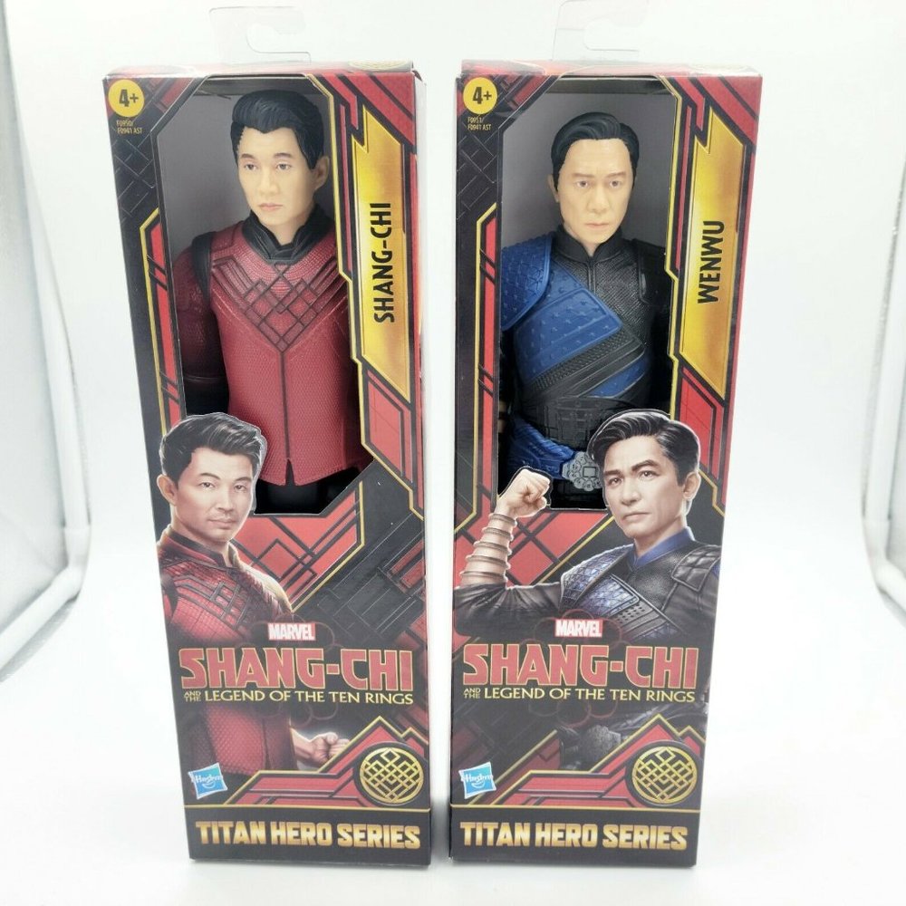 NEW Shang-Chi & the Legend of Ten Rings Titan Hero Series 12" Wenwu & Shang Chi
